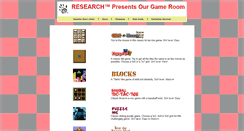 Desktop Screenshot of games.research.org