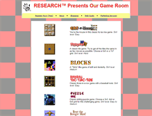 Tablet Screenshot of games.research.org